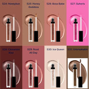 Pack of 3 Shimmer Lip Gloss for Girls & Women – Non-Sticky Lip Glosses 2.1 FL Oz Total (0.7 FL Oz Each) - High Shine Lip G...