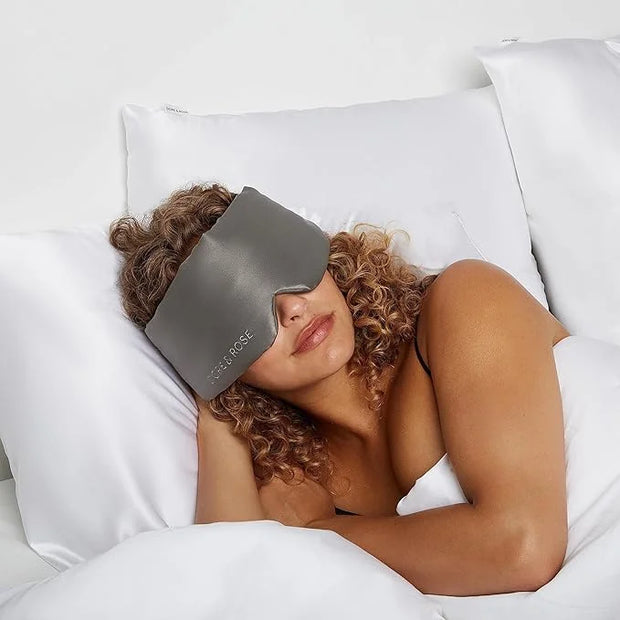 Dore & Rose Deep Sleep Mask Light Blocking, 23 Momme Mulberry Silk Eye Mask, Ultra Soft, Adjustable - Travel Sleeping Mask...