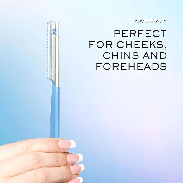 About Face Pro-Premium Facial Razors - 3 Beauty Groomers for Hair Removal, Ideal for Shaving, Exfoliating, Dermaplaning an...
