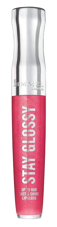 Rimmel Stay Glossy 6HR Lip Gloss, Ready to Flamingle, 0.18 Fl Oz (Pack of 2) - Product Image