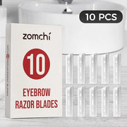 Precision Eyebrow Razor Blades - Set of 10 Replacement Blades - Product Image