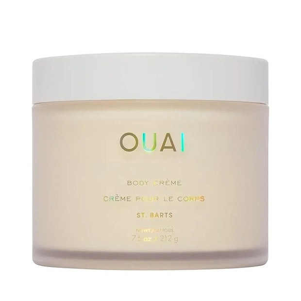 OUAI Body Cream, St. Barts - Hydrating Whipped Body Cream with Cupuaçu Butter, Coconut Oil and Squalane - Softens Skin and...