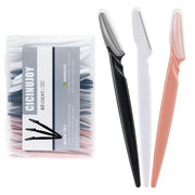40pcs Eyebrow Razor for Women, Face Shaver Kit Dermaplaning Tool for Peach Fuzz Removal, Stainless Steel Blades with Prote...