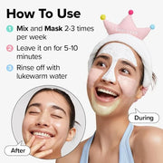 I DEW CARE Wash Off Face Mask Gift Set - Mini Scoops | Hyaluronic Acid, Korean Self Skincare, Facial Treatment, Vegan, Cru...