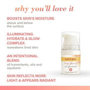 Burt's Bees Truly Glowing Eye Gel Cream Unisex 0.5 oz, White - Product Image