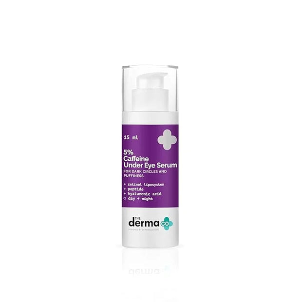 The Derma Co 5% Caffeine Under Eye Serum | Helps Reduce Dark Circles & Puffiness | Gives Long Lasting Hydration | Gentle o...