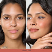 Julep Skip The Brush Cream to Powder Blush Stick - Desert Rose - Blendable and Buildable Color - 2-in-1 Blush and Lip Make...