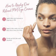 100% PURE Retinol Eye PM Cream, Anti-Aging Eye Cream for Wrinkles, Pure Retinol Cream, Wrinkle Cream Promotes Collagen (0....