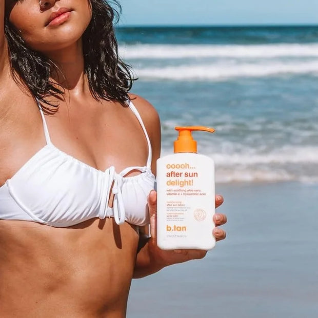 B.TAN After Sun Lotion | Ooooh Aftersun Delight - Aloe Vera & Hyaluronic Acid, Sun Burn Skin Relief, Moisturizing Body Cre...