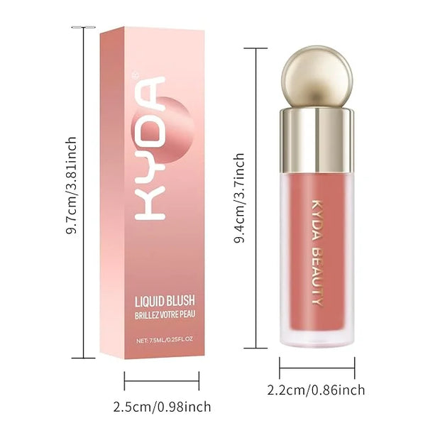 KYDA Liquid Blush, Matte Tinted for Cheeks, Lasting Dewy Finish, High Pigment Soft Creamy Blush, Blendable Lightweight Cov...