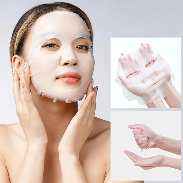 Rejuvenating Retinol Sheet Mask Korean Vegan Wrinkle Lifting, Plumping and Moisturizing Sheet Mask, Retinol, Ceramide, Hya...