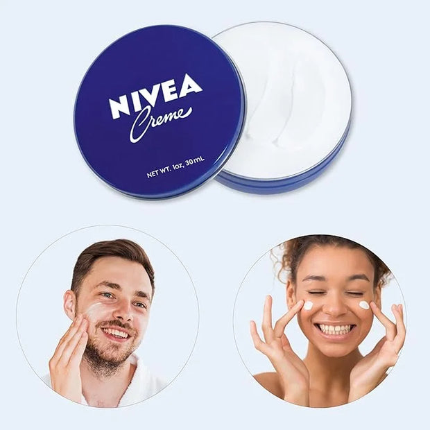 TINY SEED 6-Pack Travel Kit: Creme 1 oz Travel Size Tins. Cream Moisturizer for Face, Hands, and Body. Includes Compliment...