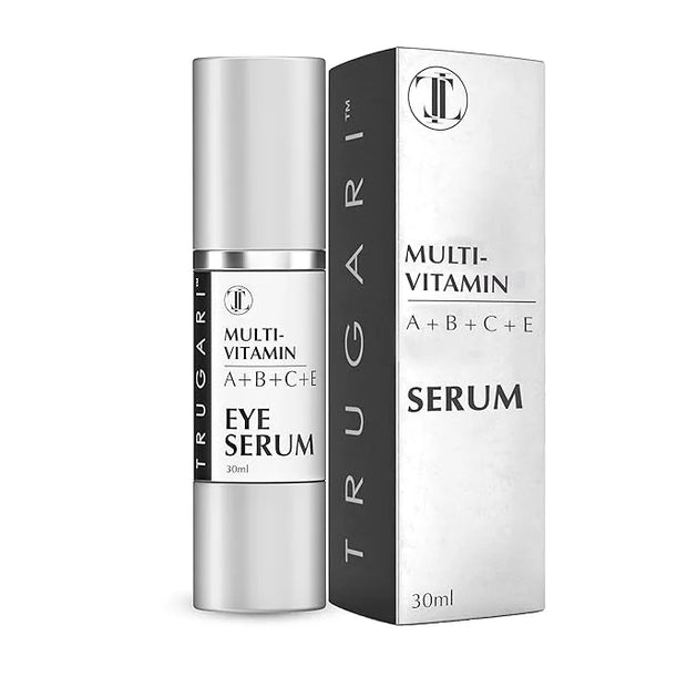 Eye Serum, Multi-Vitamin Skin Care Serum with Vitamins A, B, C and E, Rejuvenating Dark Spot Remover for Face and Under Ey...