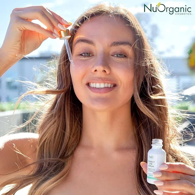 nuorganic Perfect Eye Serum: Fine Lines + Wrinkles + Bags + Dark Circles - Patented PhytoCellular Science + 18X More Effec...