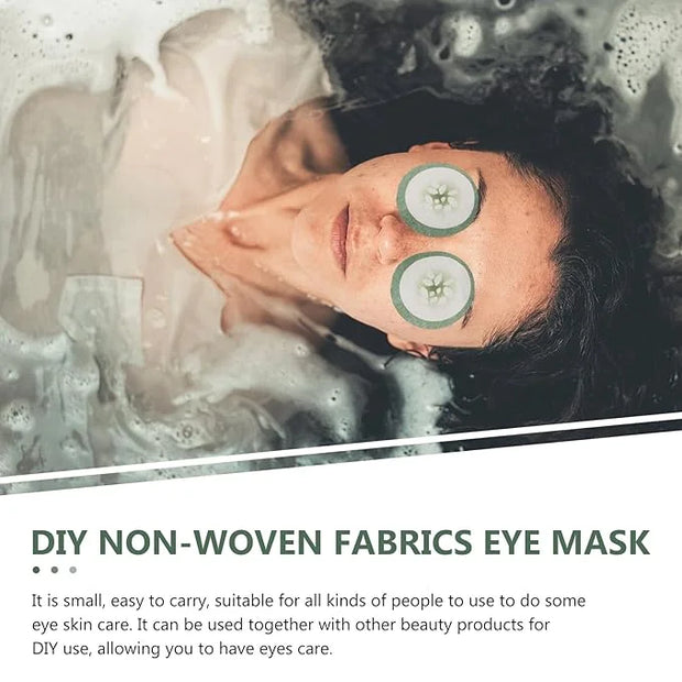 100pcs Spa Cooling Eye Pads Moisturizing Eye Masks Eye Sheet Non Woven Eye Care Patches for Skincare Spa Wrap Moisture Ret...