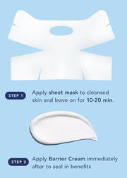 Rael Retinol Chin Mask with Miracle Clear Barrier Cream - Face Masks and Moisturizer, 2 Step Treatment, Niacinamide, Ceram...