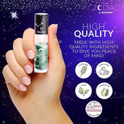 Blossom Zodiac Sign Vanilla Scented Moisturizing Roll-On Lip Gloss with Crystals + pH Technology Color Changing Crystal St...