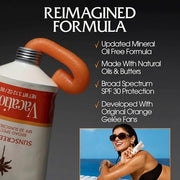 Vacation Orange Gelée SPF 30 Gel & Tube Key Bundle, Hydrating Balm-to-Oil Sunscreen, Mineral-Oil Free, Water-Resistant, Tr...