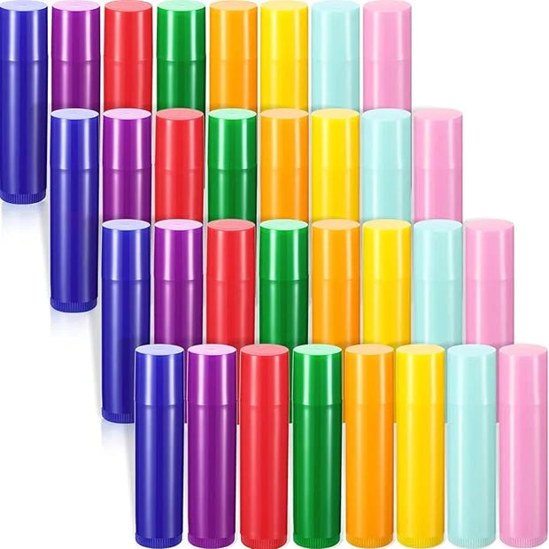 32 Pieces 5ml Empty Lip Gloss Tubes Refillable Lip Gloss Bottles Rotatable Lip Balm Container Tubes Plastic Lipstick Tube ...
