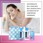 Bath & Body Care Travel Set - Home Spa Set with Body Lotion, Shower Gel and Fragrance Mist, Personal Body Care Travel Set ...