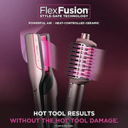 Shark FlexFusion Hair Straightener & Powerful Hair Dryer with Diffuser, Fusion Hair Brush, Ceramic Air Styler with Auto-Wr...