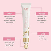 ANAI RUI Rose Caffeine Eye Cream for Dark Circles, Mother's Day Gift for Women, Anti-Aging Eye Cream with Retinol, Collage...