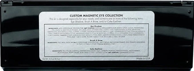 Matte Cool Tone Blue & Silver Vegan Eyeshadow Palette; Talc, Paraben & Cruelty Free - Product Image