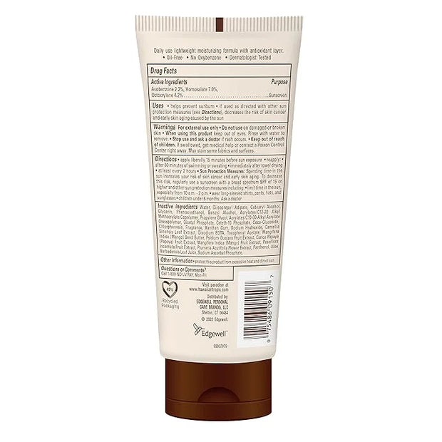 Hawaiian Tropic Skin Defense Sunscreen Lotion SPF 30, 6oz | SPF 30 Sunscreen Lotion with Green Tea Extract, Sunscreen Body...