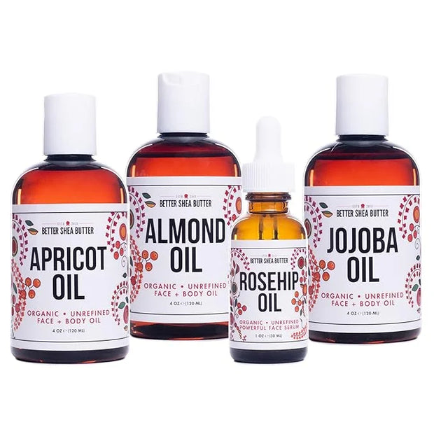 Better Shea Butter Organic Rosehip Oil | Rose hip oil for Face | Face Oil for Gua Sha Massage | Cold Pressed, 100% Pure | ...