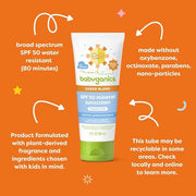 Babyganics SPF 50 Mineral Sunscreen Lotion, Sheer Blend, UVA UVB Protection, Octinoxate & Oxybenzone Free, Water Resistant...