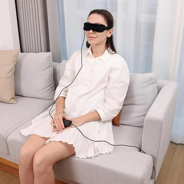 Electric Heated Eye Mask to Relieve Dry Eyes, Styes, Irritated Eyes, Gritty Eyes, Burning Eyes, Puffiness, Computer Strain...