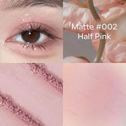 KYDA Multiuse Blendable Eyeshadow & Blush Makeup, Ultra-fine Lightweight Powder, Daily Matte Warm Tone Eyes Makeup, Half P...