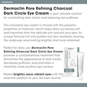 Skin Care Basics Pore Refining Charcoal Dark Circle Eye Cream 2 oz. - Eye Cream for Dark Circles, Eye Puffiness - Dark Cir...