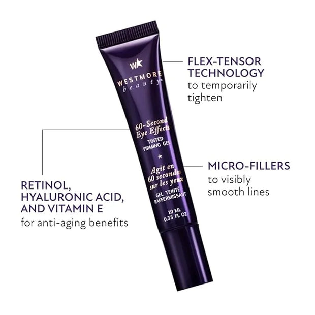 Westmore Beauty 60 Second Eye Effects - Eye Serum - Under Eye Cream - Instant Eye Tightening Serum & Instant Eye Bag Remov...