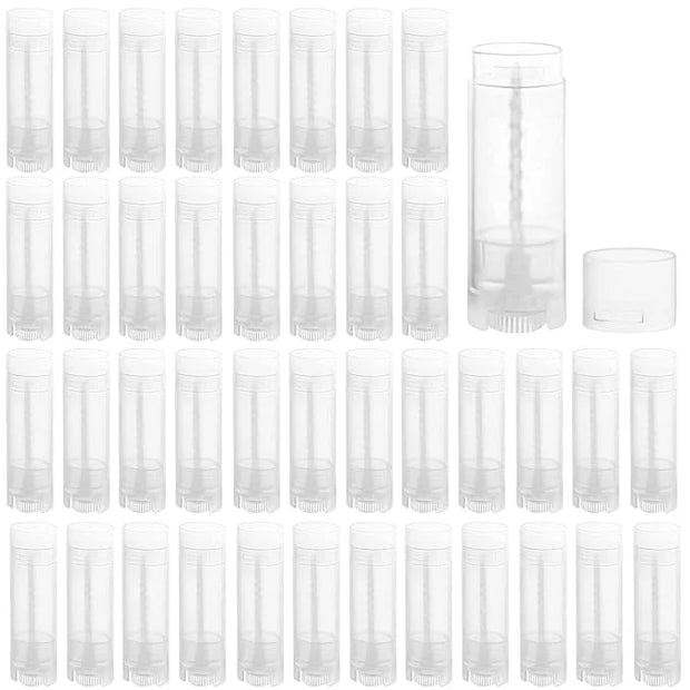 40 PCS 4.5g Oval Lip Balm (Clear)