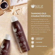 Aloe Up SPF 4 Dark Tanning Oil - Body and Face Tanning Continuous Spray for Outdoor Sun - With Sunscreen, Pure Aloe Vera, ...