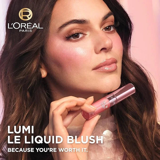 L'Oreal Paris True Match Lumi Le Liquid Blush, Intense Lightweight Blush Formula With Liquid Pigments, Glowy Worth It Medi...