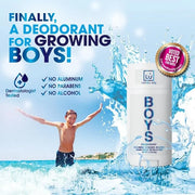 Level Up Boys Deodorant: Aluminum-Free, Alcohol-Free, Paraben-Free, 24 Hr Odor Protection, Clean Fresh Scent, Kids & Tween...