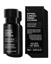 Allies of Skin Peptides Firming Eye Cream | Under Eye Moisturizer for Dark Circles & Puffiness | Bakuchiol, Ceramides and ...