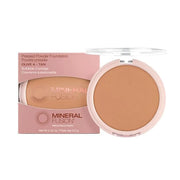 Mineral Fusion Pressed Powder Foundation, Olive 4 - Med/Tan Skin w/Greenish Undertones, Age Defying Foundation Makeup with...