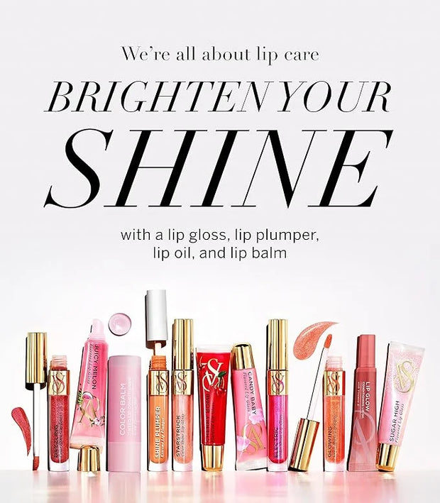 Victoria's Secret Color Shine Lip Gloss in Striking, Jojoba Oil & Vitamin E - Product Image
