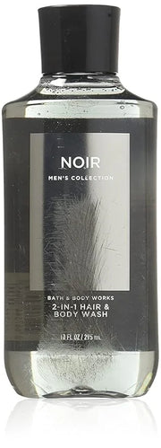 Bath & Body Works, Signature Collection 2-in-1 Hair + Body Wash, Noir For Men, 10 Ounce - Product Image
