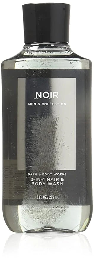 Bath & Body Works, Signature Collection 2-in-1 Hair + Body Wash, Noir For Men, 10 Ounce - Product Image
