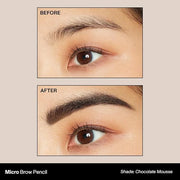 Morphe Micro Dual Eyebrow Pencil - Dual-Ended Brow Pencil Featuring a Retractable, Ultra-Precise, Pointed Tip - Richly Pig...