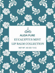 Eucalyptus Mint Lip Balm Collection, Vegan Lips,