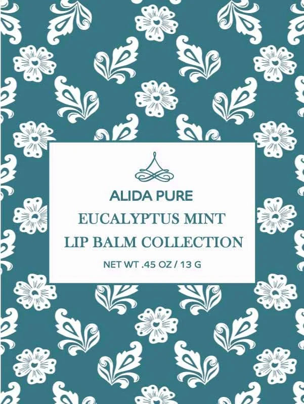 Eucalyptus Mint Lip Balm Collection, Vegan Lips,