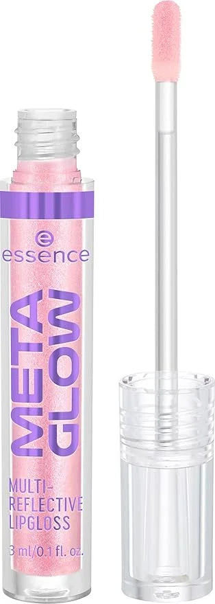 essence | Meta Glow Multi-Reflective Lip Gloss | Iridescent Shimmer, Holographic, Non-Sticky & Comfortable | Vegan & Cruel...