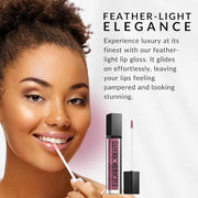 Flori Roberts Mineral Base Lip Shine, Vibrant Lip Gloss Makeup for Women of Color or Deeper Skin Tones, Non-Sticky, Long W...