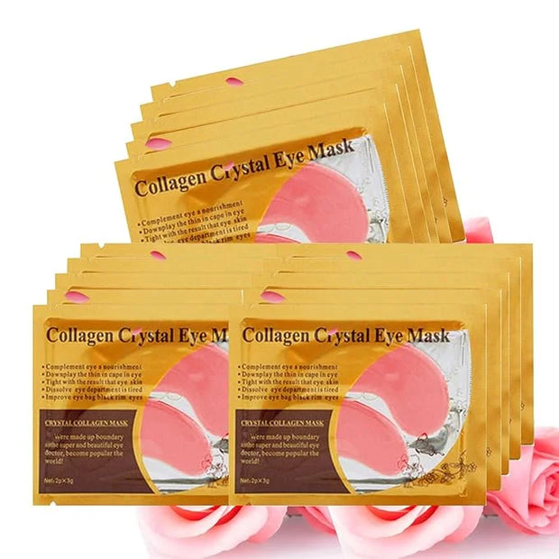 Under Eye Patches, 30PCS Pink Eye Mask, Eye Gel Pads With Collagen Treatment for Reducing Dark Circles, Lighten Wrinkles A...