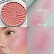 Cheeky Blush Compact for Face Cheeks, Talc Free Blusher Palette, Matte Powder Makeup, Natural Healthy, Mauve Pink Magenta ...